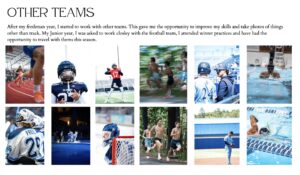 12 photos taken of other teams at the university of maine 