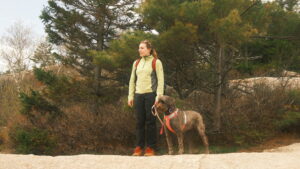 Photo of Jules and Noodle on a hike