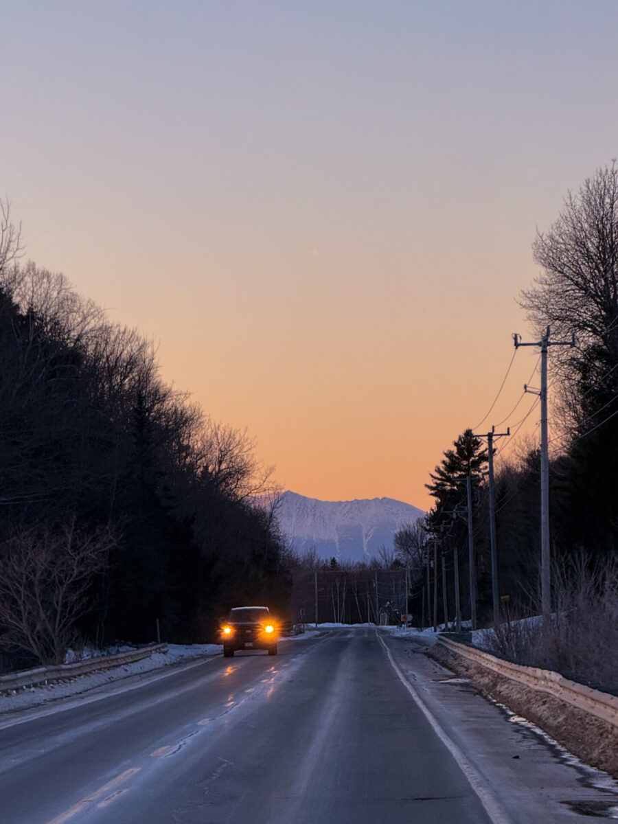 Knife Edge in Winter