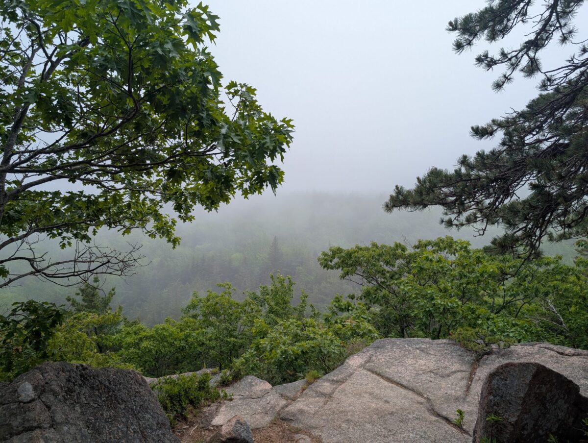 Photo taken of from the top of the hike